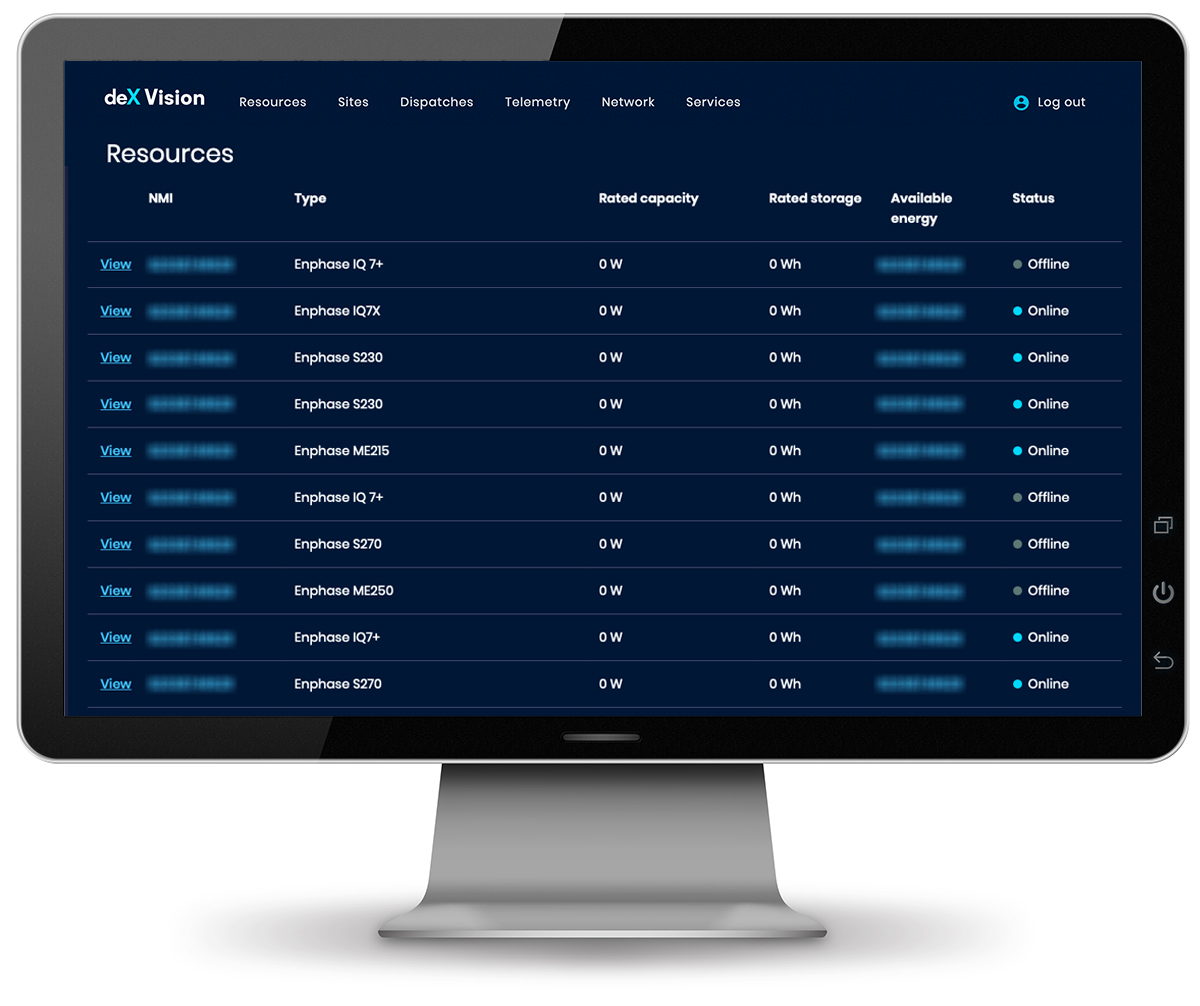 deX Vision DER registration feature